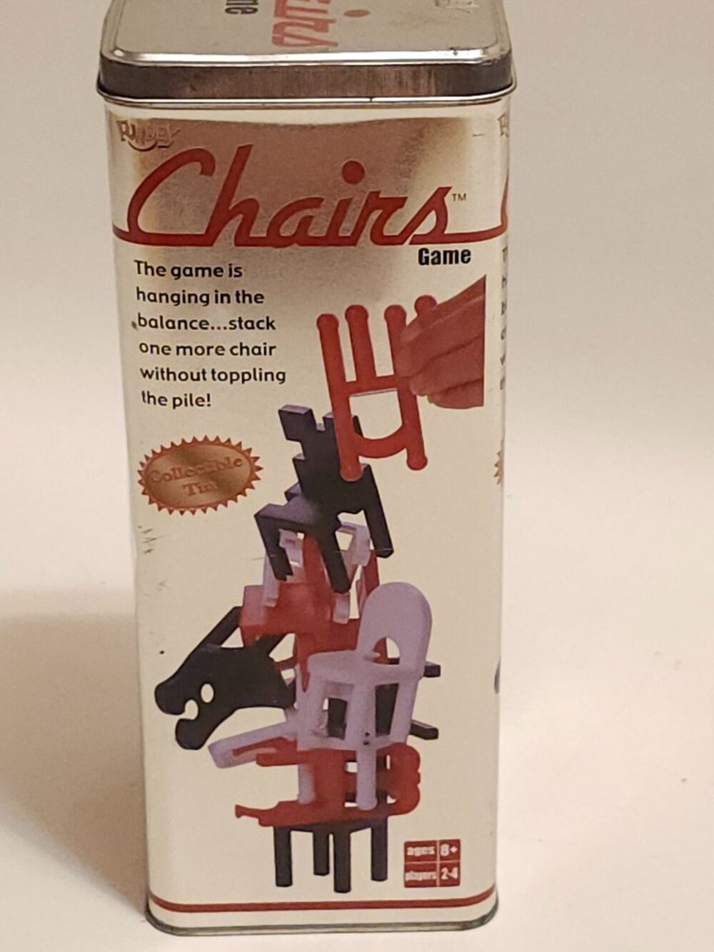 MINIATURE CHAIRS STACKING GAME FUNDEX 2001 RETRO Y2K